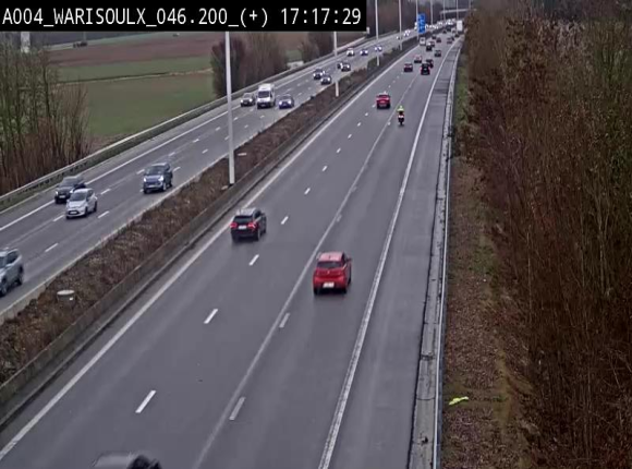 Webcam autoroute Belgique - Warissoulx - E411 - BK 46.2