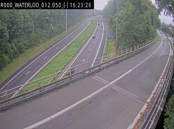 Webcam autoroute Belgique - Waterloo - R0 (ring de Bruxelles) - BK 12.3