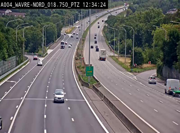 Webcam traffic E411(A4) - BK 18.7 - Bierges (Wavre Nord)