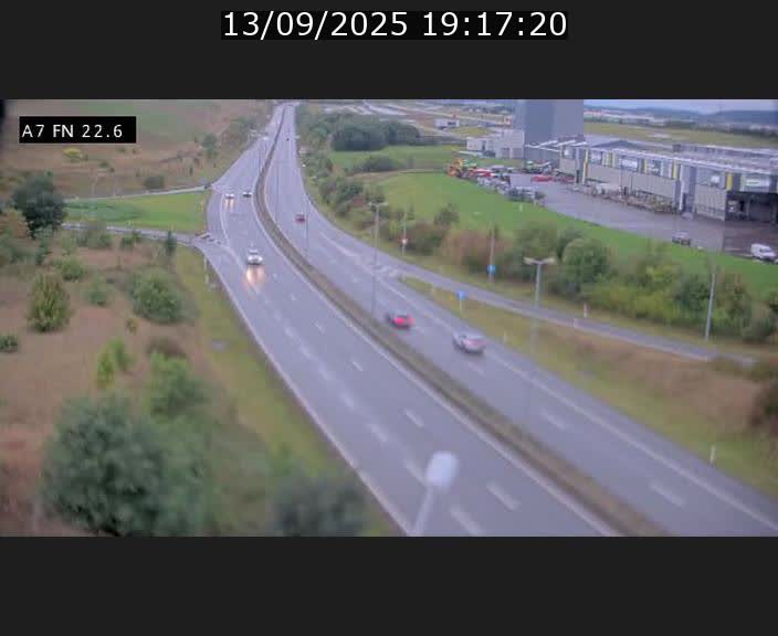 Caméra trafic Luxembourg - A7, Colmar-berg direction Mersch