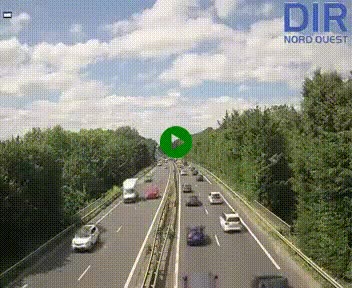 Webcam sur le périphérique de Caen (N814) à l'est de la ville, à Mondeville hauteur de la sortie 2, Presqu'île-Rives de l'Orne, au bout de l'autoroute A13