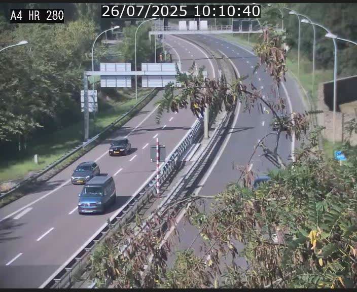 Webcam traffic A4 Luxembourg - BK 0.2 - P+R Bouillon (direction Luxembourg)
