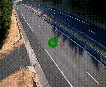 Caméra autoroute A75 à hauteur du col des Issartets en direction de Montpellier