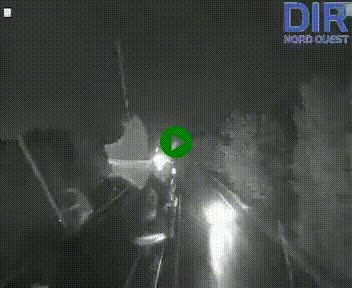 Webcam sur le périphérique de Caen (N814) à l'est de la ville, à Mondeville hauteur de la sortie 2, Presqu'île-Rives de l'Orne, au bout de l'autoroute A13