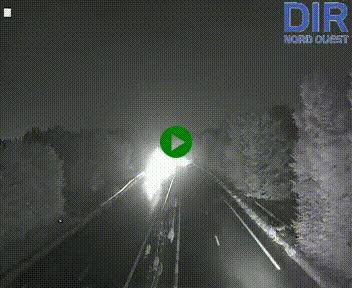 Webcam sur le périphérique de Caen (N814) à l'est de la ville, à Mondeville hauteur de la sortie 2, Presqu'île-Rives de l'Orne, au bout de l'autoroute A13