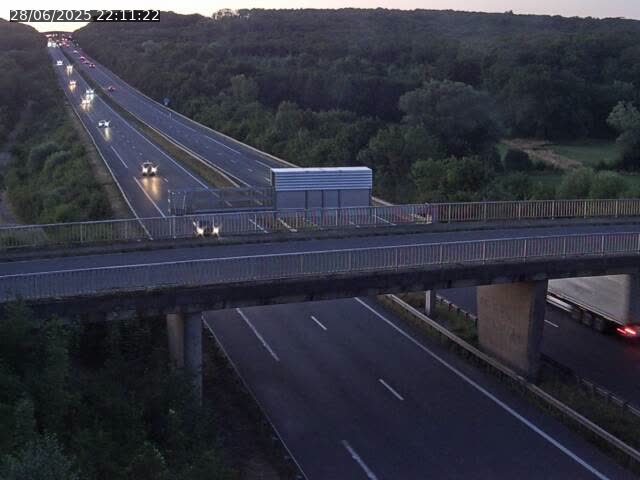Caméra autoroute France - A31, Zoufftgen direction Luxembourg-ville, à la frontière entre la France et le Luxembourg