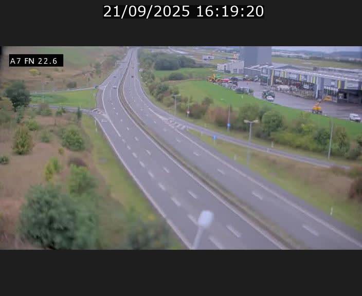 Caméra trafic Luxembourg - A7, Colmar-berg direction Mersch