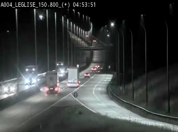Caméra autoroute Belgique - Côte de Léglise, E411(A4) direction Luxembourg