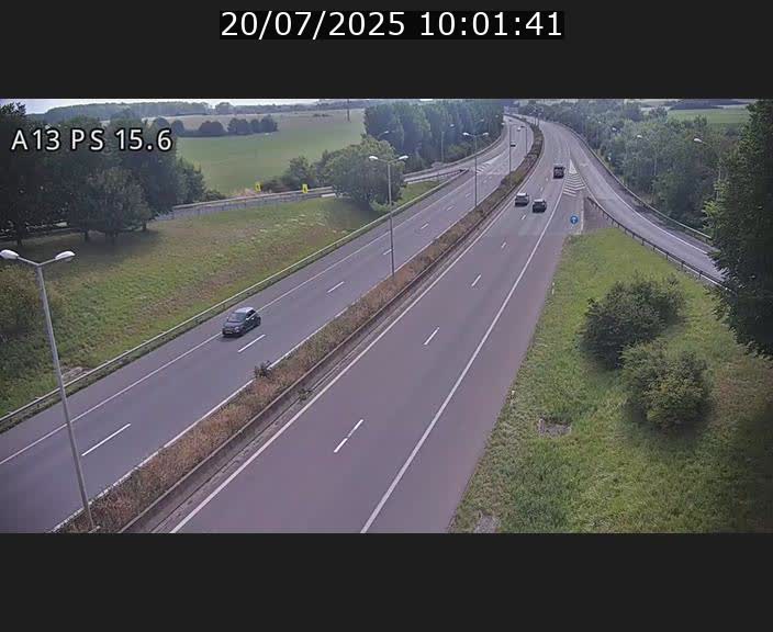Traffic live webcam Luxembourg Kayl - A13 direction Dudelange - BK 15.6