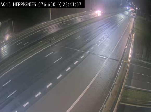 Webcam autoroute Belgique - Heppignies - E42 direction Namur - BK 76.4