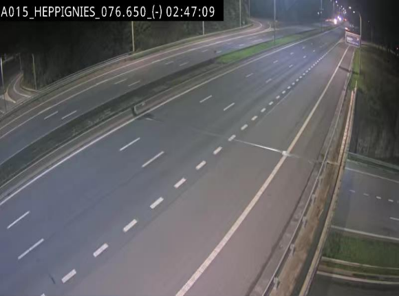 Webcam autoroute Belgique - Heppignies - E42 direction Namur - BK 76.4