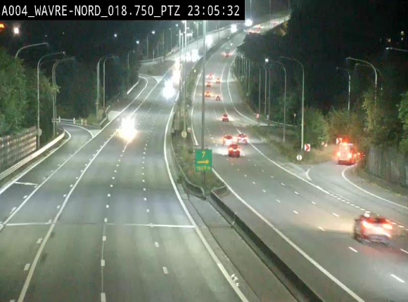 Webcam traffic E411(A4) - BK 18.7 - Bierges (Wavre Nord)