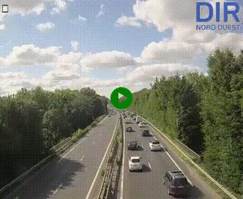 Webcam sur le périphérique de Caen (N814) à l'est de la ville, à Mondeville hauteur de la sortie 2, Presqu'île-Rives de l'Orne, au bout de l'autoroute A13