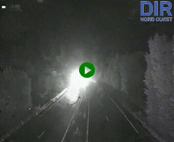 Webcam sur le périphérique de Caen (N814) à l'est de la ville, à Mondeville hauteur de la sortie 2, Presqu'île-Rives de l'Orne, au bout de l'autoroute A13