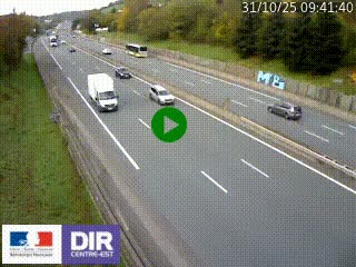 Webcam routière à Saint-Etienne-Terrenoire sur la RN88 avant la jonction entre l'A72 et le Boulevard Périphérique de Saint-Etienne