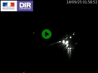 Caméra trafic à Meylan sur la Rocade-Sud de Grenoble en direction d'Aix-en-Provence