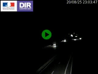 Caméra trafic à Meylan sur la Rocade-Sud de Grenoble en direction d'Aix-en-Provence