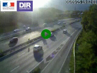 Caméra routière à hauteur de la sortie 15 Chambéry-centre au PK 4,103 en direction d'Albertville
