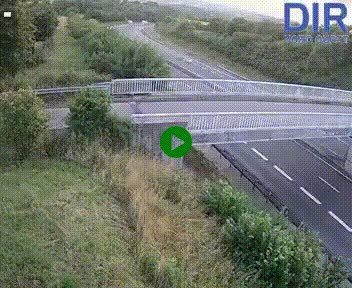 Webcam sur A84 à hauteur de Pont-Farcy, au niveau du pont autoroutier sur la Vire, au sud de Saint-Lô