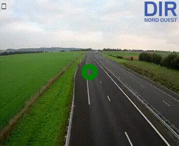 Webcam sur A84 à hauteur de l'échangeur de Poilley avec la N175, au sud d'Avranches