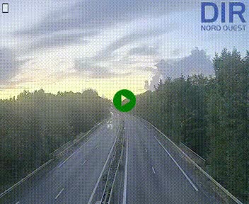 Webcam sur le périphérique de Caen (N814) à l'est de la ville, à Mondeville hauteur de la sortie 2, Presqu'île-Rives de l'Orne, au bout de l'autoroute A13