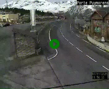 Webcam Col du Puymorens sur N320, en direction de Pas de la Casa (Andorre)
