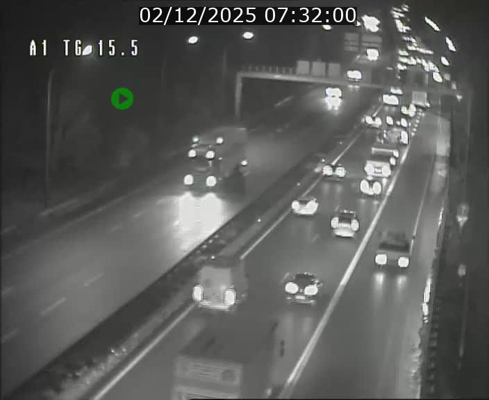 Traffic live webcam Luxembourg Munsbach - A1 direction Luxembourg - BK 15.5