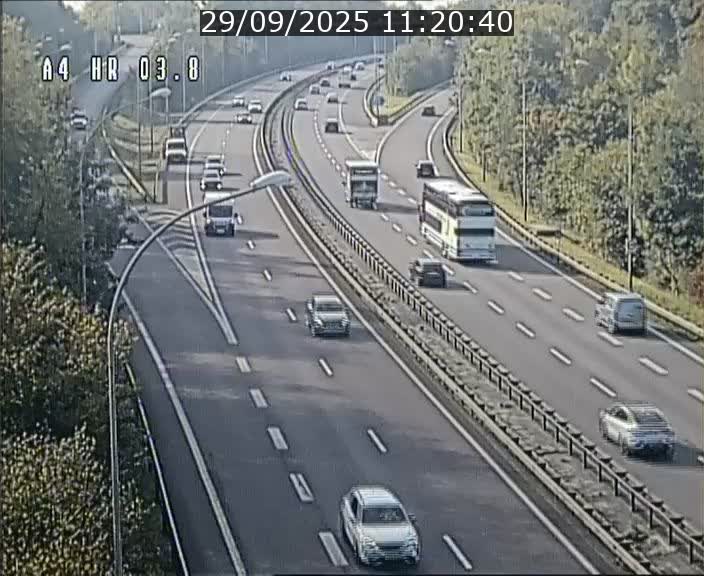 Webcam traffic A4 Luxembourg - BK 3.8 - Leudelange (direction Esch sur Alzette)