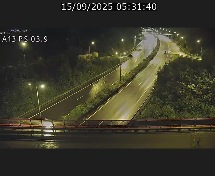 Traffic live webcam Luxembourg Ehlerange - A13 direction Esch-sur-Alzette - BK 6.8