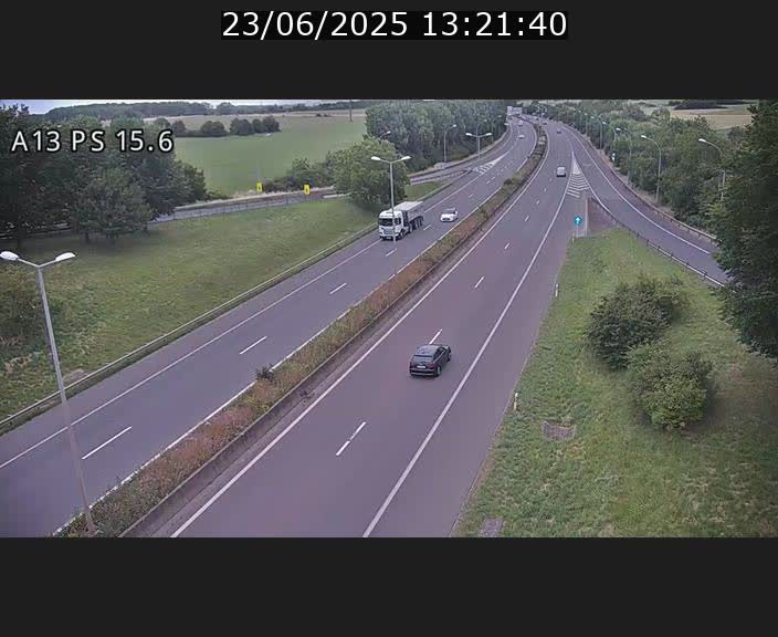 Traffic live webcam Luxembourg Kayl - A13 direction Dudelange - BK 15.6