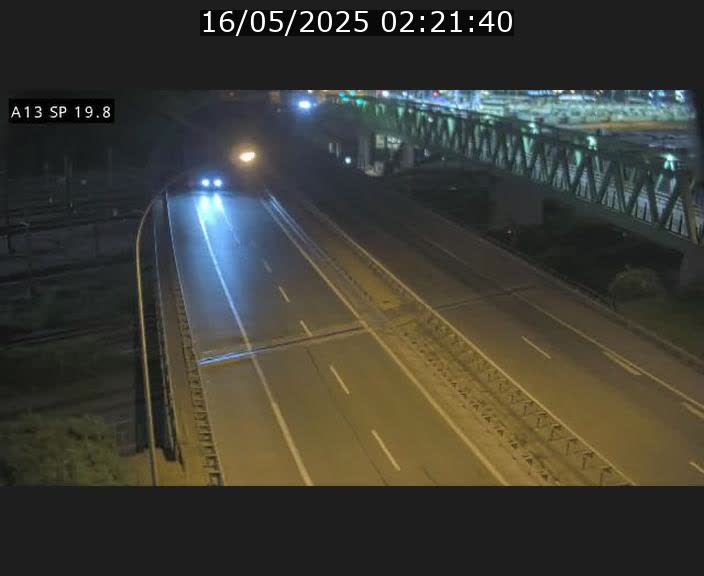 Traffic live webcam Luxembourg Croix de Bettembourg - A13 direction Esch-sur-Alzette - BK 19.8