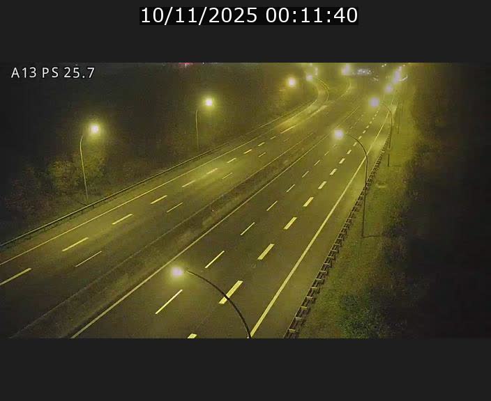 Traffic live webcam Luxembourg Frisange - A13 direction Allemagne - BK 26