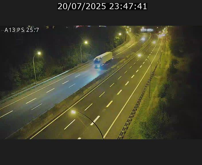 Traffic live webcam Luxembourg Frisange - A13 direction Allemagne - BK 26