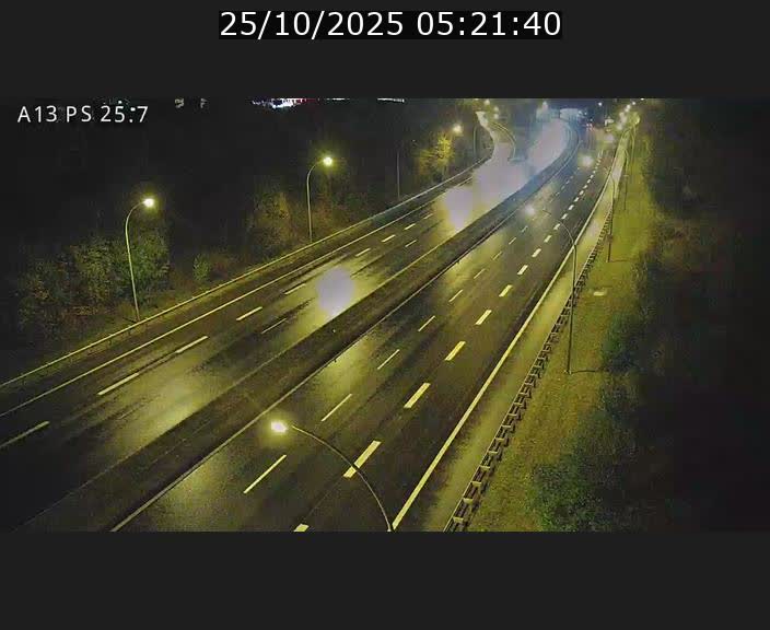 Traffic live webcam Luxembourg Frisange - A13 direction Allemagne - BK 26