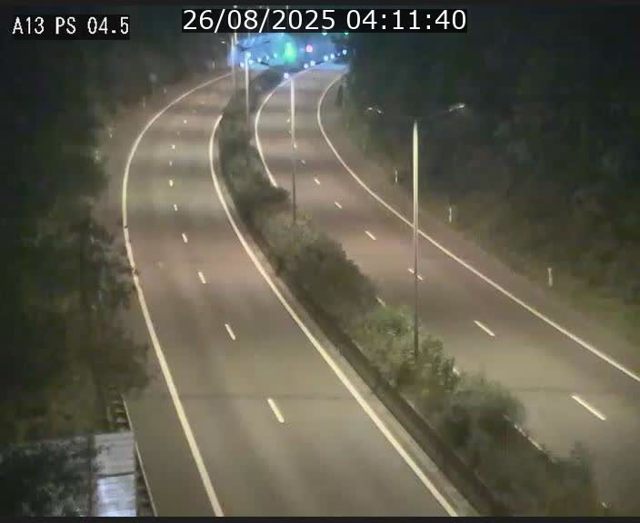 Traffic live webcam Luxembourg Differdange - A13 direction Esch-sur-Alzette - BK 4.5
