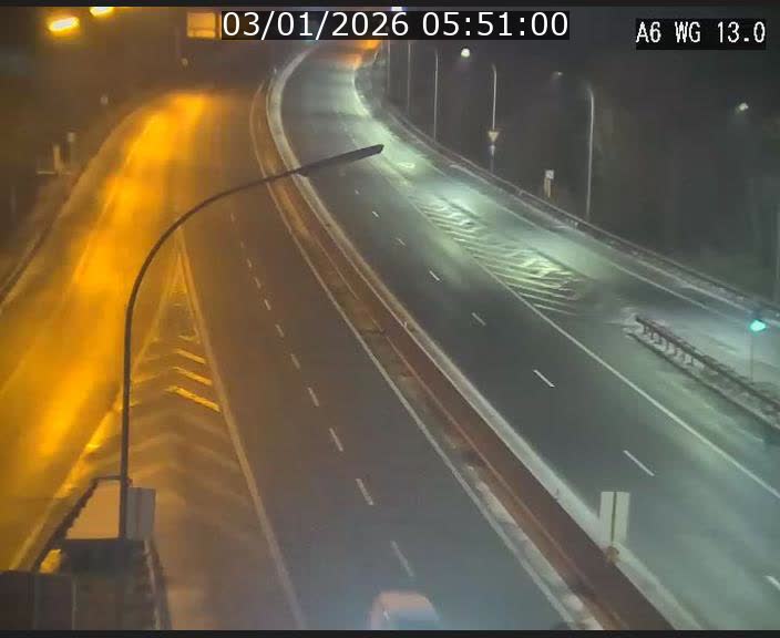 Traffic live webcam Luxembourg Mamer - A6 - BK 13 - direction Luxembourg/France/Allemagne