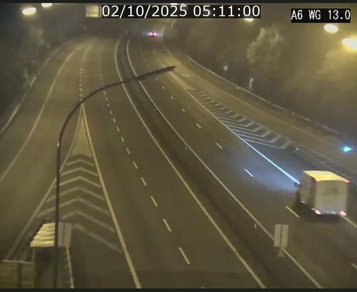 Traffic live webcam Luxembourg Mamer - A6 - BK 13 - direction Luxembourg/France/Allemagne