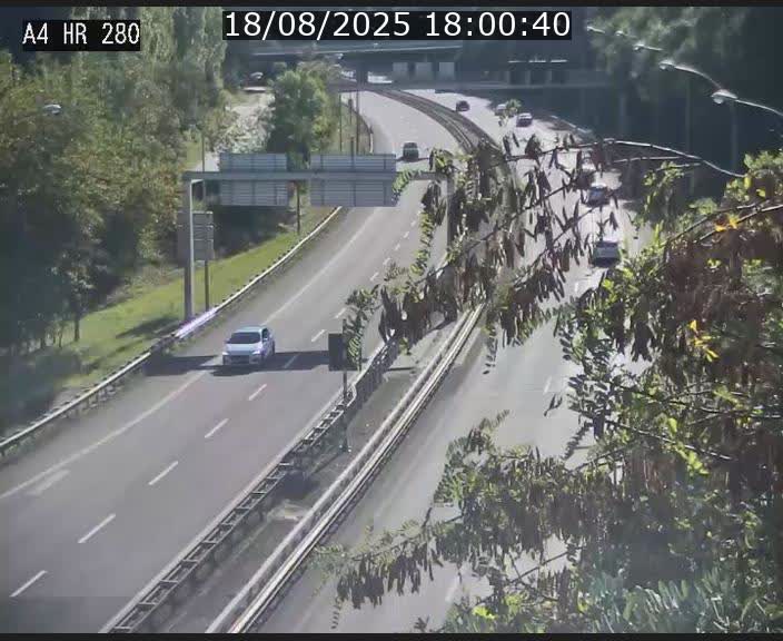 Webcam traffic A4 Luxembourg - BK 0.2 - P+R Bouillon (direction Luxembourg)