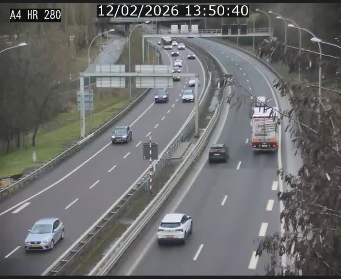 Webcam traffic A4 Luxembourg - BK 0.2 - P+R Bouillon (direction Luxembourg)