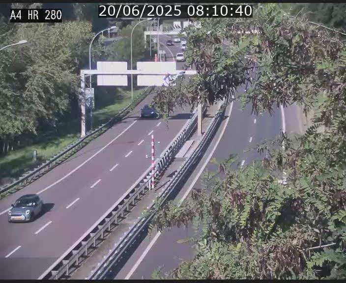 Webcam traffic A4 Luxembourg - BK 0.2 - P+R Bouillon (direction Luxembourg)