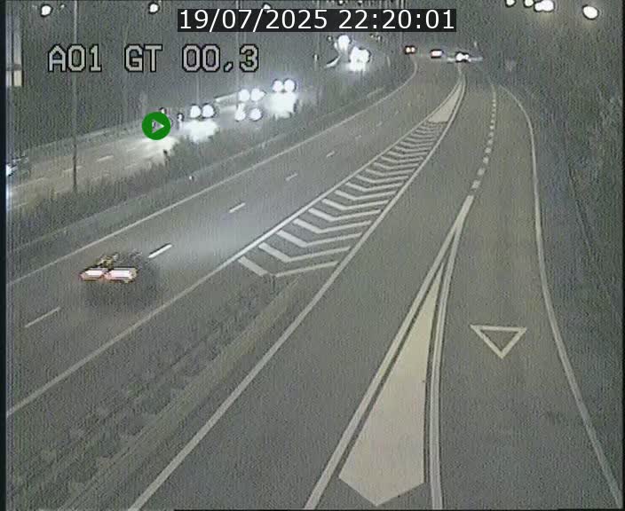 Traffic live webcam Luxembourg Croix de Gasperich - A1 direction Kirchberg - BK 0.3