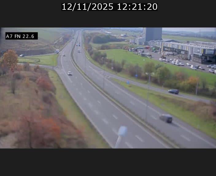 Caméra trafic Luxembourg - A7, Colmar-berg direction Mersch