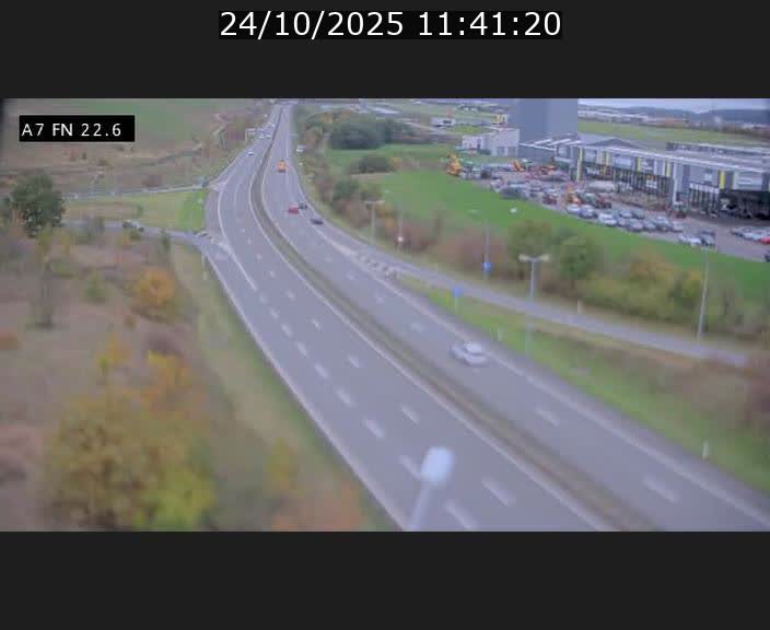 Caméra trafic Luxembourg - A7, Colmar-berg direction Mersch