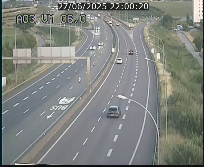 Traffic live webcam Luxembourg Aire de Berchem - A3 - BK 6 - direction France