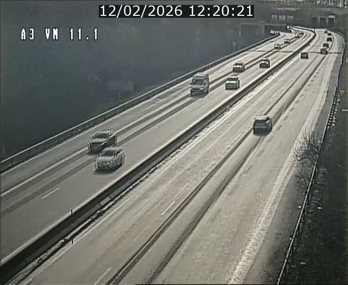 Webcam à la frontière franco-luxembourgeoise, avant la Croix de Bettembourg - BK 11.1 - direction Luxembourg-ville