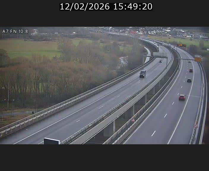 Caméra trafic Luxembourg - A7, Tunnel Gousselerbierg, sortie sud, direction rond-point Lorentzweiler (BK 10.8)