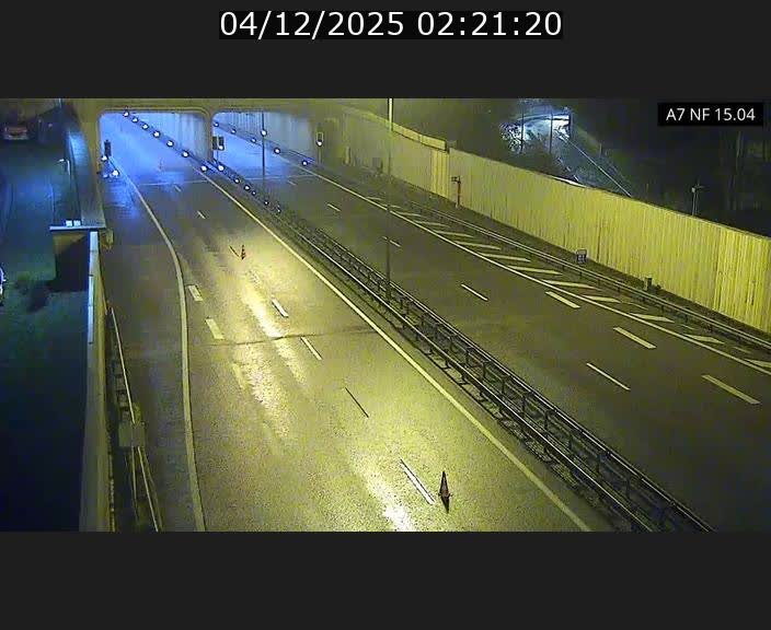 Caméra trafic Luxembourg - A7, Tunnel Mersch, entrée sud, direction Ettelbruck