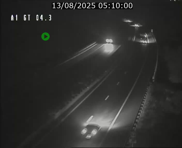 Traffic live webcam Luxembourg Itzig - A1 direction Sandweiler - BK 4.3