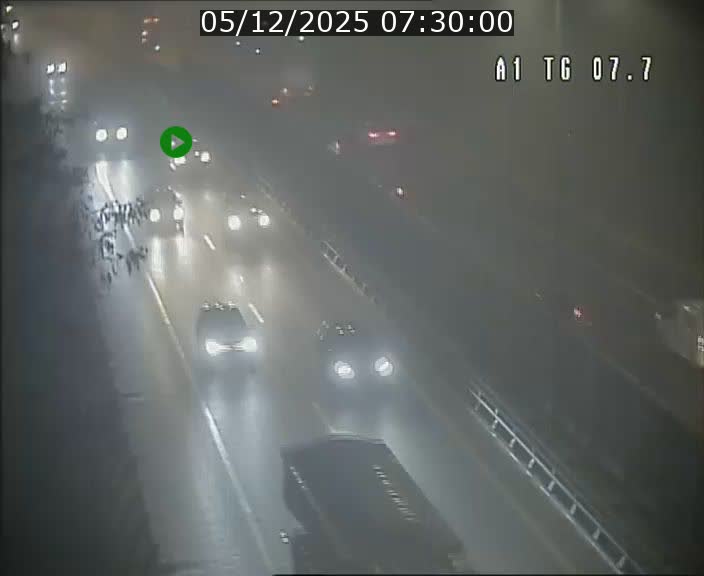 Traffic live webcam Luxembourg Kirchberg - A1 direction Luxembourg-ville - BK 7.7