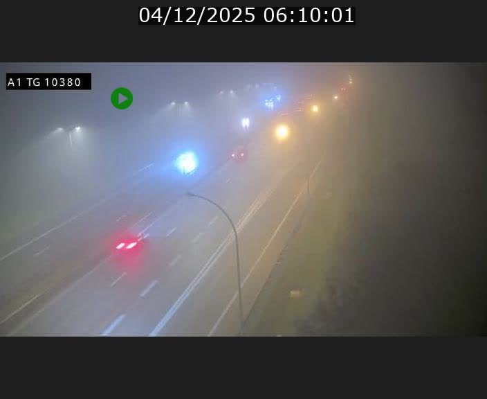 Traffic live webcam Luxembourg Senningerberg - A1 direction Luxembourg Kirchberg - BK 10.3